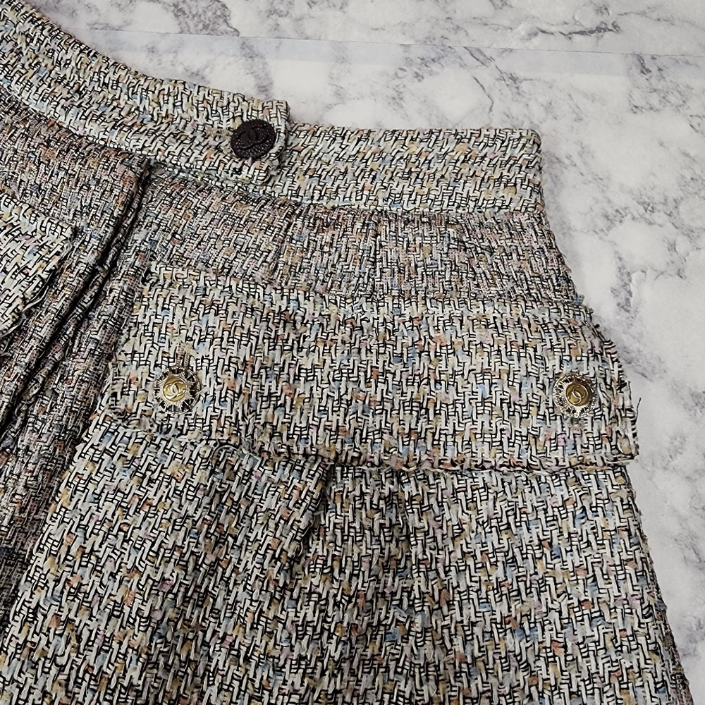 Chanel Tweed Mini Skirt - Picture 6 of 16